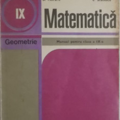 K. Teleman, s.a. - Matematica. Geometrie, manual pentru clasa a IX-a