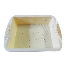 Forma silicon pentru Placinta sau blat, Galben, 20 cm, 472COF