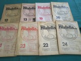 FILATELIA * REVISTA FILATELIȘTILOR DIN ROM&Acirc;NIA * LOT 8 REVISTE * 1945 * 2 1 4