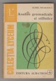 bnk ant Aurel Nicolescu - Analize gramaticale si stilistice