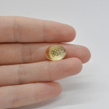 Cabochon citrin 15x11x5mm c188