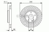 Disc frana MERCEDES A-CLASS (W176) (2012 - 2016) BOSCH 0 986 479 A58