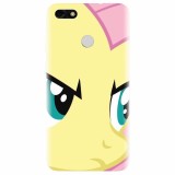 Husa silicon pentru Huawei P9 Lite mini, Close Up Fluttershy My Little Pony Friendship Is Magic