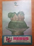revista rebus 15 august 1987- 4 rebusuri completate cu creionul