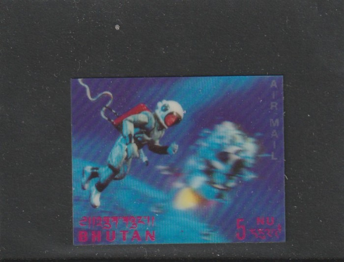 Ghana 1967-Spatiu,Astronauti,Explorarea Cosmosului,Timbru 3 D,Mi.177
