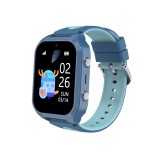 Ceas Smartwatch copii ZYTEQ&reg;️ 4G, GPS precis, WiFi, LBS, apel video, monitorizare, SOS, SIM, ecran 1.83&quot;, cameră HD, Android/iOS, albastru