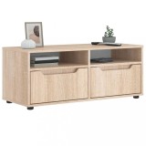 vidaXL Dulap TV &bdquo;VISNES&rdquo; Stejar Sonoma 100x40x38 cm lemn prelucrat