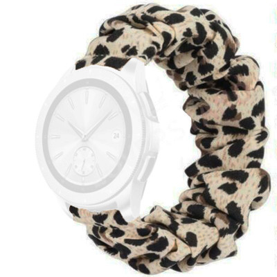 Curea textila elastica, compatibila Samsung Galaxy Watch Active 2, telescoape Quick Release, Scrunchies 8 foto