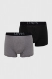 Levi&#039;s boxeri bărbați, culoarea negru 37149.0625-greyblack