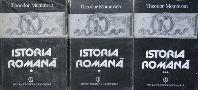 Theodor Mommsen - Istoria Romana (3 volume) 1 2 3 volum Roma Antica romanilor foto