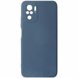 Husa silicon TPU Matte albastra pentru Xiaomi Redmi Note 10 / Note 10S / Poco M5s