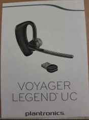 Casca Bluetooth Plantronics Voyager LEGEND UC Multipoint, Adaptor USB foto