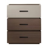 Masa de noapte Sonlen din melamina și mdf &icirc;n nuanța Sonoma-carbon 60x40x66cm 44x60