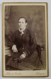 STUDIO KLOTZ und BSCHER , KEMPTEN , TANARA CU ROCHIE NEAGRA , FOTOGRAFIE C.D.V , SFARSITUL SEC. XIX