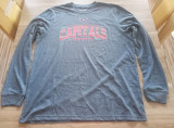 Washington Capitals tricou de bărbați cu m&acirc;necă lungă blue Mesh Text LS - M
