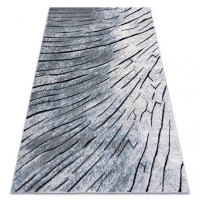 Covor modern COZY 8874 Timber, lemn - structural două niveluri de l&amp;acirc;nă gri / albastru, 120x170 cm foto