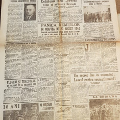 jurnalul de dimineata 6 septembrie 1945-guvernul p. groza,vestirea pres. truman