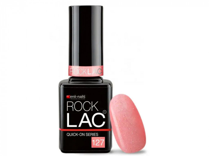 RockLac 95 - roz cu sclipici, 11ml