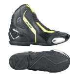 Ghete moto din piele W-TEC GlamCE cu protectii CE si slidere detasabile