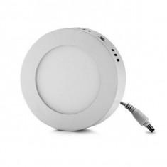 Spot LED Rotund Aplicat 6W 12cm Alb Rece 6000K TKO foto