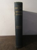 The Principles of Comparative Sociology-Nicolae Petrescu, autograf pt D.Gusti