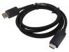 Cablu DisplayPort 1.2 la HDMI 2.0, Negru
