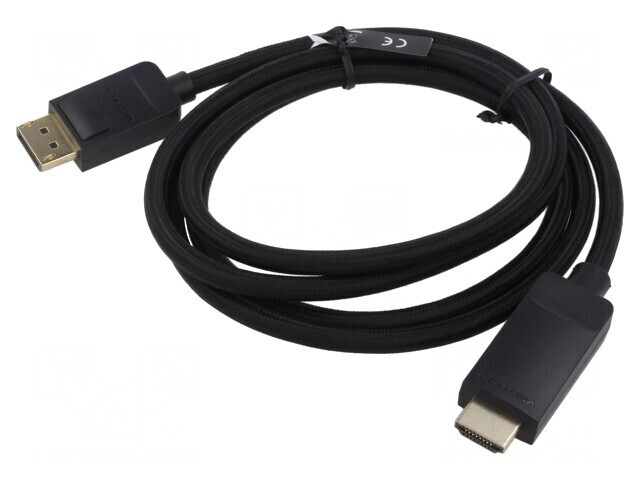 Cablu DisplayPort 1.2 la HDMI 2.0, Negru
