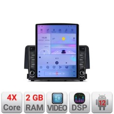 Navigatie Honda Civic 2016-2020 K-669 ecran tip TESLA 9.7" cu Android Radio Bluetooth Internet GPS WIFI 2+32 DSP Quad CarStore Technology