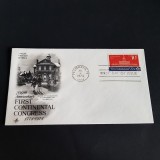 SUA 1974 Bicentenar Primul Congres Continental-Plic Filatelic , Vintage