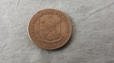 1 piso 1972 Filipine. foto