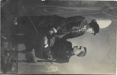 P2080N Locotenent rom&amp;acirc;n de v&amp;acirc;nători purt&amp;acirc;nd medalia &amp;Icirc;n amintirea anului al 40-lea al căpităniei mele 1866-1906, 1914 foto
