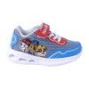 Adidasi Copii Patrula Catelusilor cu Luminite, Albastri, Marimea 30, Inchidere Velcro, Marshall, Chase, Rubble