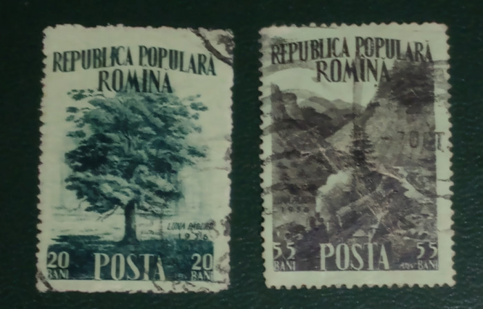 ROMANIA 1956 LP 408 Luna Pădurii Sere stampilata