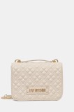 Love Moschino geantă culoarea bej, JC4000PP1NLA0110