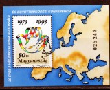 UNGARIA 1993, A 20-a aniversare a Conferinței pentru Securitate și Cooperare &icirc;n Europa, CSCE, serie neuzată, MNH
