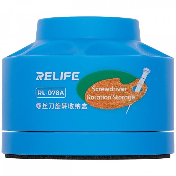 Suport Surubelnite Relife RL-078A, Rotativ, Albastru