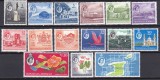 DB1 Trinidad Tobago 1960 - 66 Uzuale Pasari Arhitectura 15 v. MNH, Nestampilat