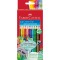 Creioane colorate triunghiulare grip 2001 Faber-Castell 12 culori/set