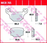 Set placute frana fata TRW MCB765