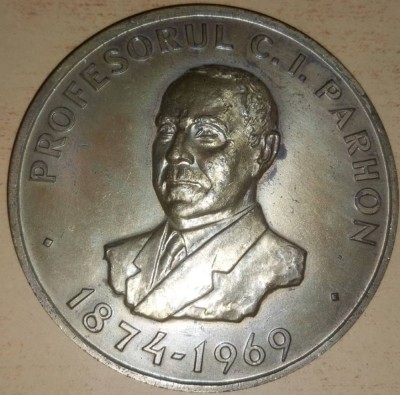AMS # - MEDALIA PROFESORUL C.I. PARHON, CENTENAR 1974 foto