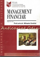 Management Financiar - Mihaela Onofrei - Suport De Curs ID foto