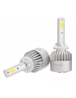 Set 2 leduri H27 COB Canbus, 6000K, putere 72W, luminozitate 8000 Lm, 12V - 24V foto