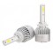 Set 2 leduri H27 COB Canbus, 6000K, putere 72W, luminozitate 8000 Lm, 12V - 24V