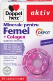 Minerale pentru femei + colagen Depot, 30 comprimate, Doppelherz