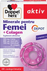 Minerale pentru femei + colagen Depot, 30 comprimate, Doppelherz
