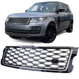 Grila radiator negru argintiu potrivita pentru Range Rover Vogue L405 18-22 Performance AutoTuning