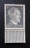 Germania (Deutsches Reich) 1941/1944 "Hitler" (1 Pfennig) Bare Verticale (Walzendruck-Gitter / Leerfeld mit Barren) MNH - Cod: -TG1