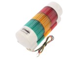 Coloană semnalizare LED roșu/ambră/verde 24V QLIGHT IP54