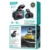 Camera Auto DVR KSC-1127, 1080P, Ecran IPS 3 inch, Unghi 140 grade, Monitorizare Parcare, Night Vision, Negru
