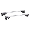 Bare Transversale Auto Aluminiu 120cm Amio CRR-01 Antifurt Portbagaj Universal Balustrade Inaltate Argintii 90kg
